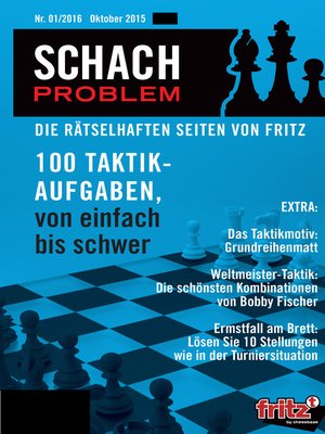 cover image of Schach Problem #01/2016